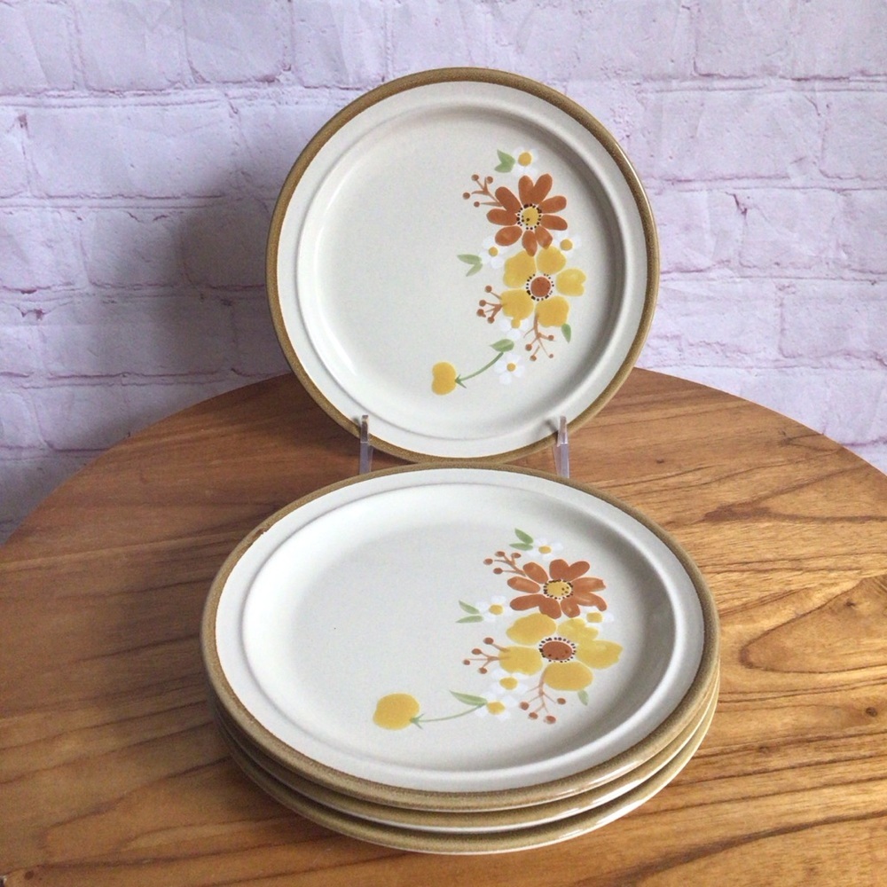 Vintage Stonecrest Autumn Glory Bread and Butter Plates - Set of 4